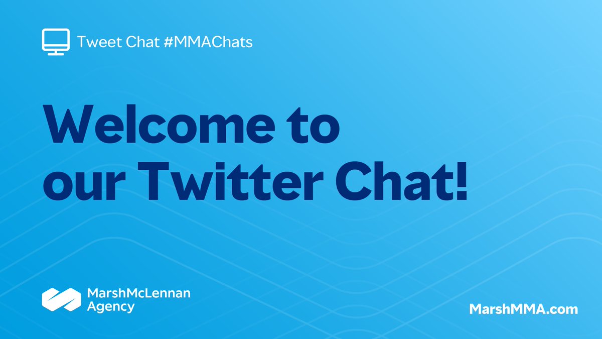 Marsh_MMA's tweet photo. Welcome to our #TweetChat! #MMAChats https://t.co/SpECdDG2yC