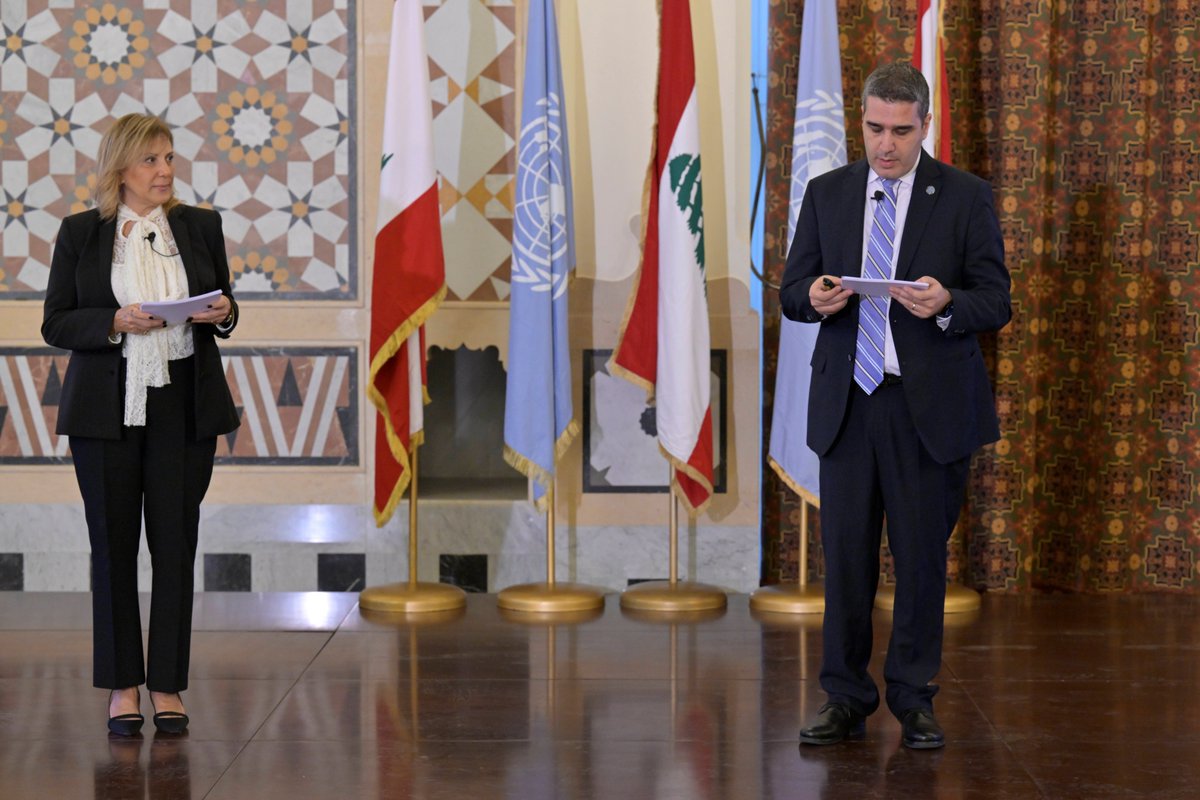 OmsarGov's tweet photo. الوزيرة نجلا رياشي خلال حفل إطلاق الاستراتيجية الوطنية للتحوّل الرقميّ في لبنان 2020-2030 "نشق بدقة طريقا للمستقبل ونفتتح معا اليوم مرحلة نزرع فيها مدماكا جديدا للإصلاحات المطلوبة يلاقي خطة التعافي من أجل النهوض بالبلد." https://t.co/jzoVNls5u3