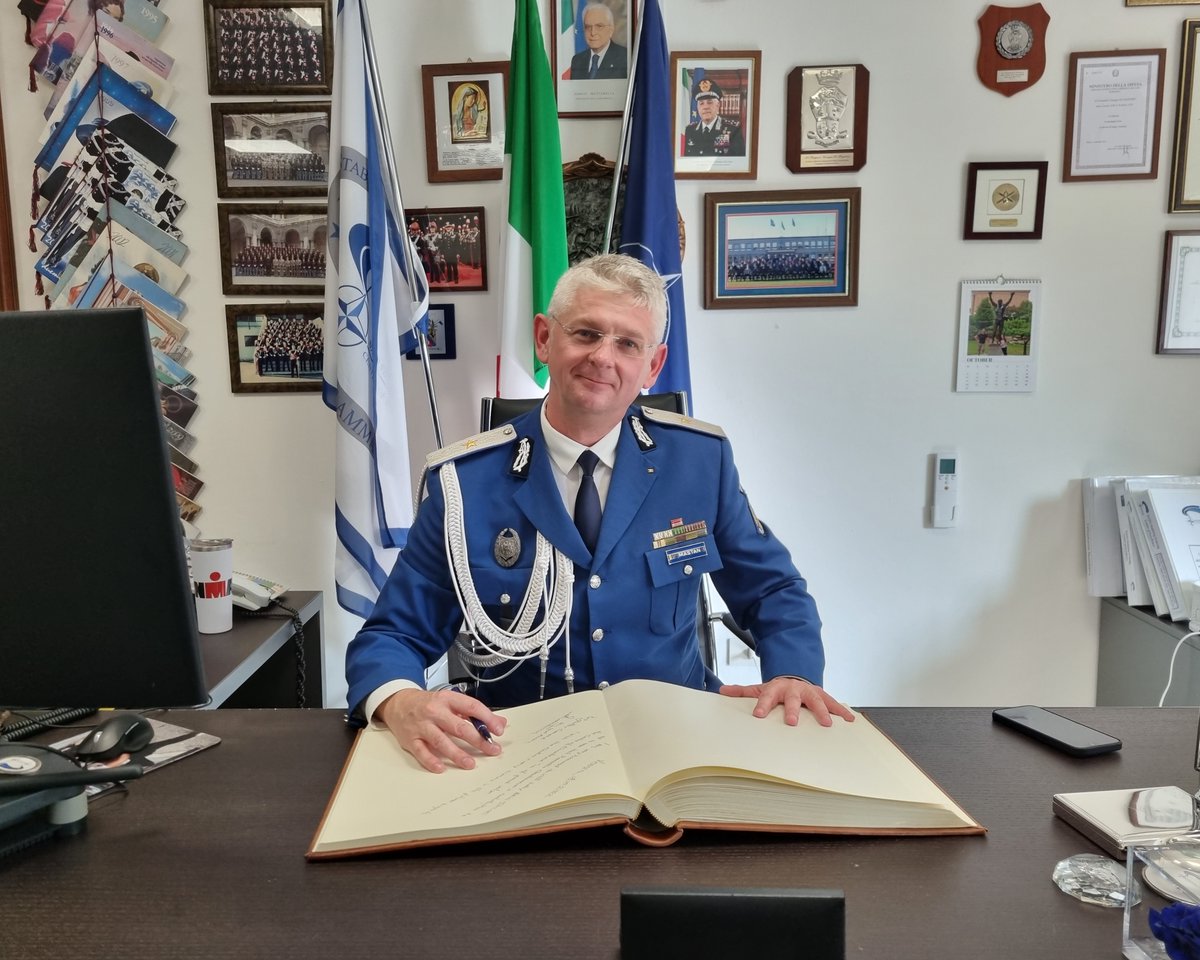 NSPCOE's tweet photo. Privileged to welcome Brig. Gen. Alin-Ionel MASTAN, @JandarmeriaRo General Inspector, who confirmed #Romania's support to @NSPCOE's endeavors to further #SPPotential & #StabilityPolicing.
Romania is 1 of our 9 Sponsoring Nations #BrothersInArms #WeAreNATO #StrongerTogether https://t.co/TSrW8h1Nix
