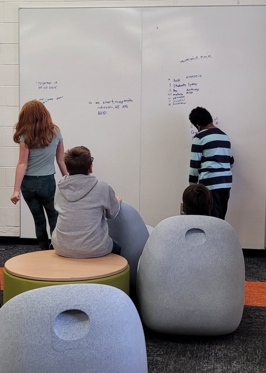 6th grade AVID collaboration in the library!
#BluefishBelieves
#BluefishDreamersUnited
<a href="/LynnhavenMiddle/">Lynnhaven Middle School</a>