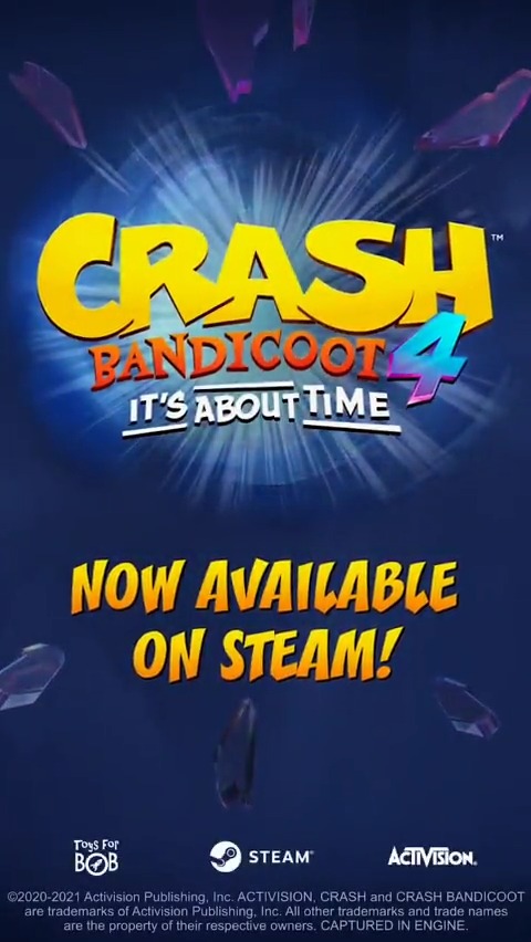 It's About Time, Crash Bandicoot Poster