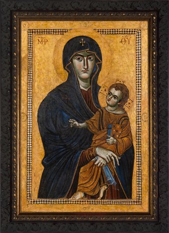 Madonna Salus populi romani, tradizionalmente attribuita a #sanLuca, Basilica di Santa Maria Maggiore, Roma
#18ottobre