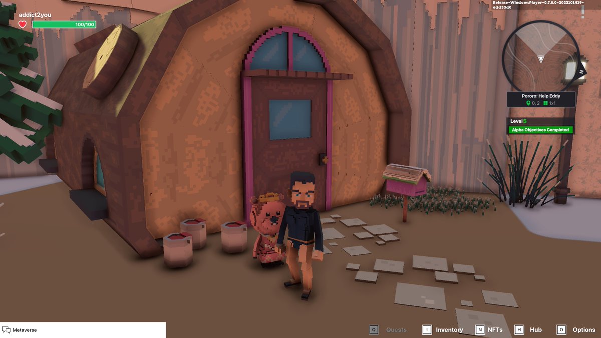 MintShoebox's tweet photo. @TheSandboxGame I just finished my quest on Pororo experience on the #SandboxAlphaS3 for a chance to win a Season 3 Alpha Pass! Here I am with a cute Pororo. Check out my screenshot!

#Pororo https://t.co/mrz1UswCzN