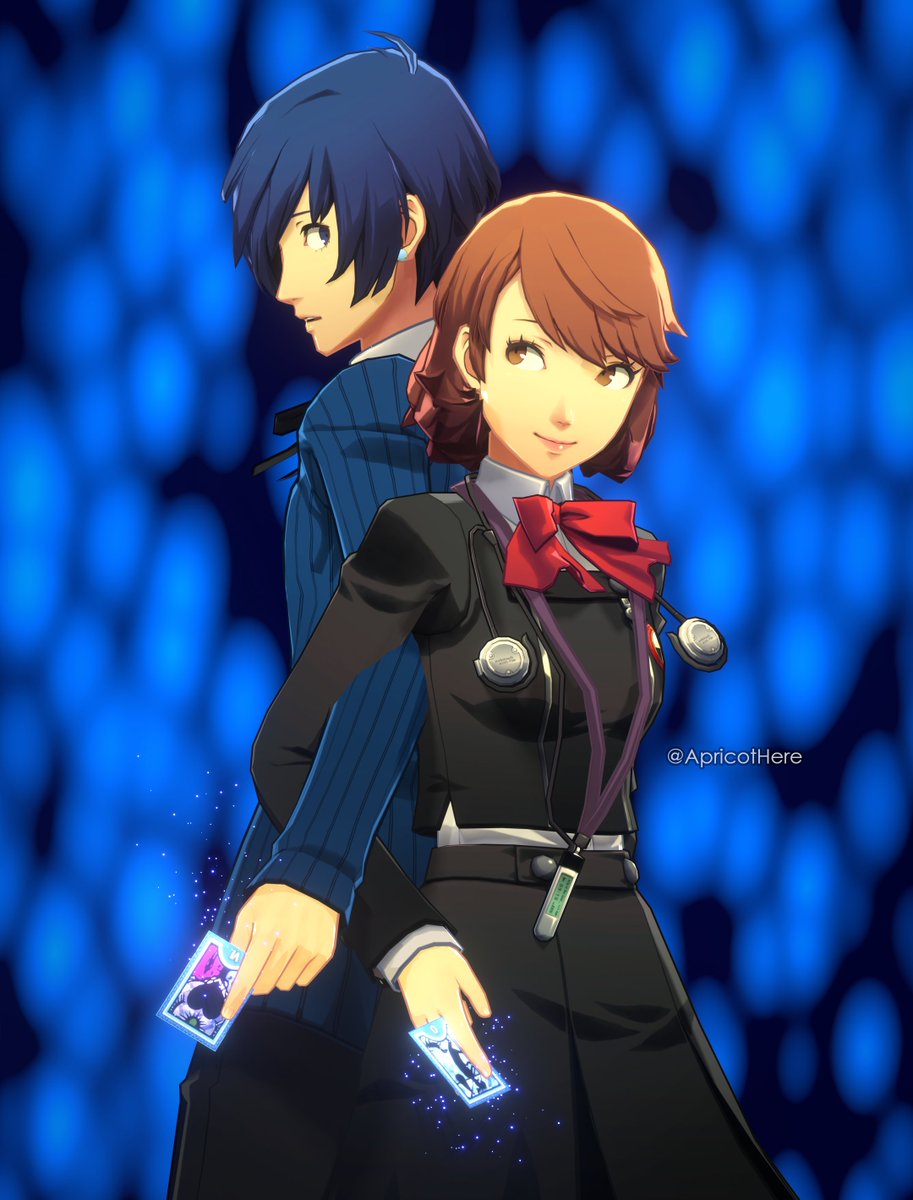 ApricotHere's tweet photo. ShuYuka Week 2022 - Day 3: Role Reversal #Persona #Persona3 #MakotoYuki #YukariTakeba #ShuYuka #ShuYukaWeek2022 https://t.co/byQZYMRUsz