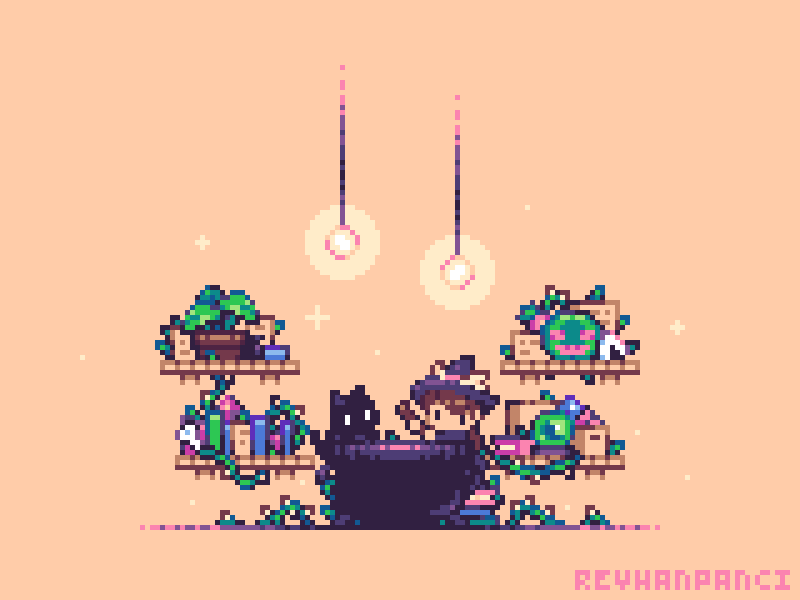 DailyPixelBot's tweet image. "cooking up some magic

#pixelart #ドット絵 #aseprite"

Artist: @reyhanpanci
Website: reyhanpanci256.itch.io
