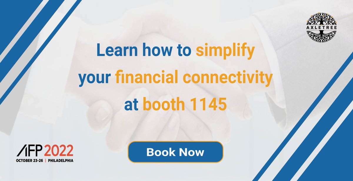 axletrees's tweet photo. We are at AFP 2022! 

Visit our stall to learn more about future-ready technology solutions built for financial institutions and corporates.  

#fintechnews #afp2022 

https://t.co/fUiwsohRTT https://t.co/QlDeq0YyZv
