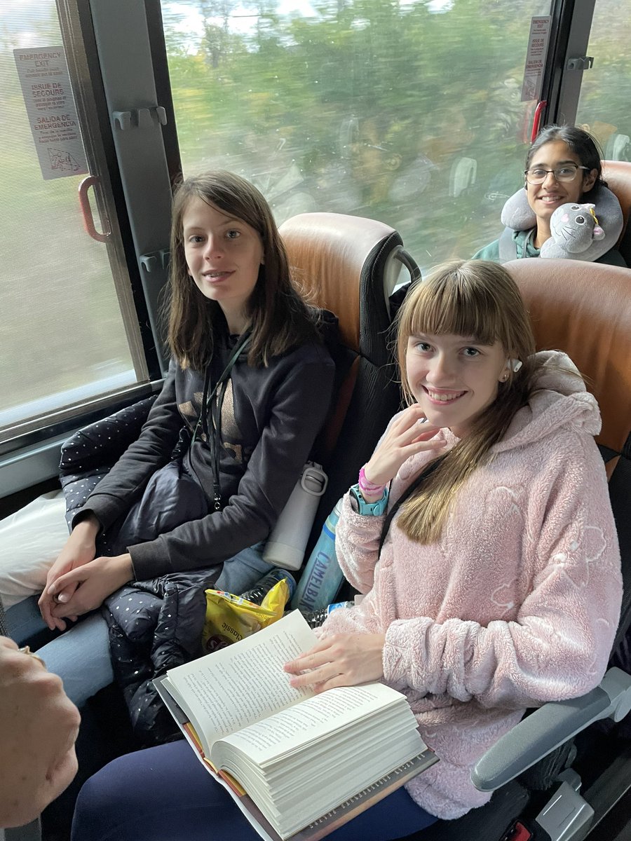 wilch_beth's tweet photo. Part 2 of what students do on the bus for 7 hours⦠can you guess what movie is playing? #bus4fun #KMSDC22 https://t.co/nScvKmZO1t