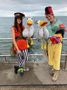 Performances on Teignmouth seafront on Saturday 22nd October 2022 (11AM-4PM) NB - if wet, in Teignmouth Heritage Museum