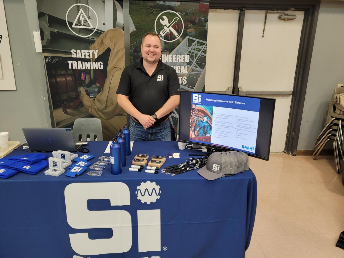 ShermcoCanada's tweet photo. Stop by the Touchwood Agency Tribal Council career fair located in Punnichy, Saskatchewan and meet our electrical services manager Corey Sheehan and Richard Soriano our talent acquisition specialist and pick up some Shermco swag. https://t.co/BD84NHphSO