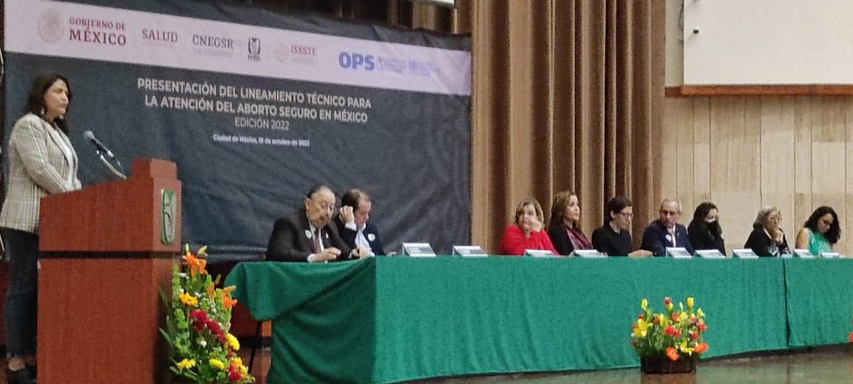 #UniendoEsfuerzos | En la presentación del "Lineamiento Técnico para la atención del Aborto Seguro en México", la titular de la Comisión Nacional para Prevenir y Erradicar la Violencia contra las Mujeres, destacó:🧵