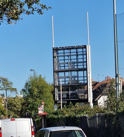 TakeDownTheAds's tweet photo. And introducing a de-constructed LED 'Tower' . Almost there and the third screen to be taken down. https://t.co/WBqM4SUy8j