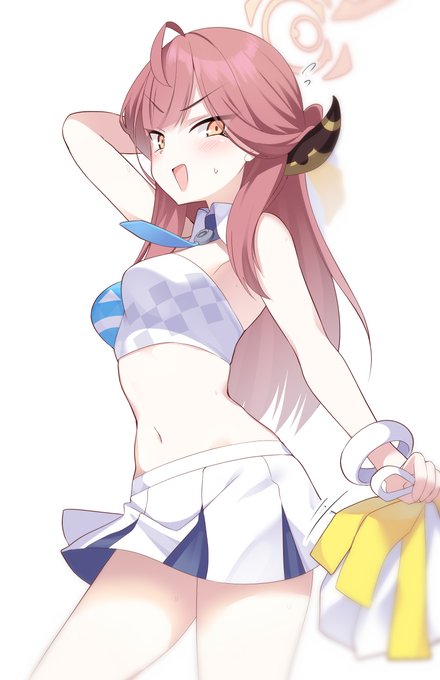 アル「ど、どうかしら先生?似合う?似合うでしょ?///これで晄輪大祭で応援するわよ!」
ムツキ「アルちゃん晄輪大祭とっくに終わってるよ」 