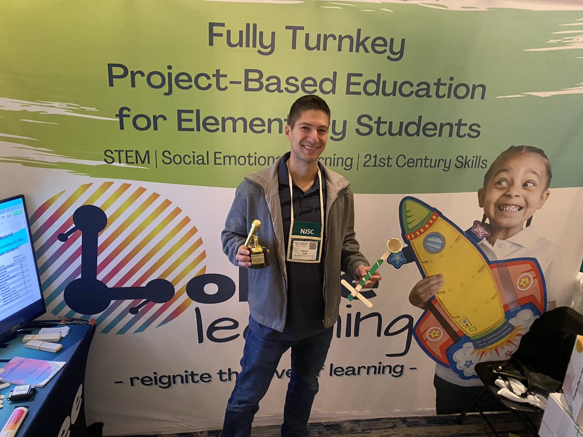 Mike Atzbi from Woodbridge takes the lead on reaching the farthest out student. #NJSC2022