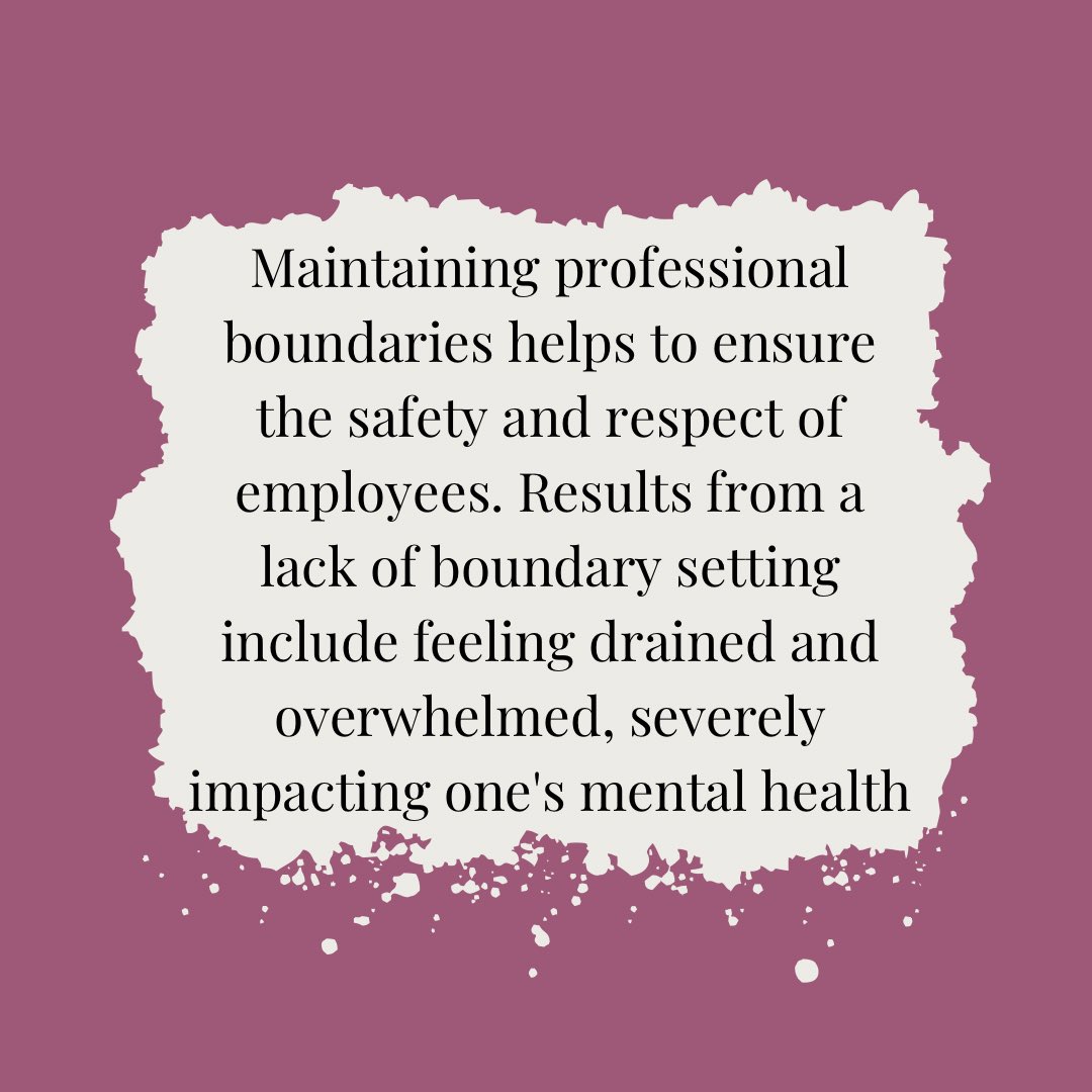 Center4worklife's tweet photo. Boundary setting in the workplace:
Where do you start? How do you communicate and maintain healthy boundaries? Why should you maintain certain boundaries? https://t.co/KwbRXyaozJ