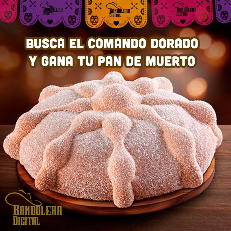 Hoy martes 18 de oct. Iván Servin te espera en Cuajimalpa, busca el comando dorado y gana tu pan de muerto bandolero. 🤠 
Escucha las ubicaciones exactas en bandoleradigital.mx/cdmx 🎶✨