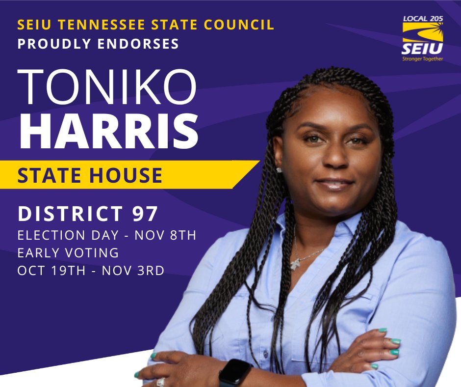 Nurses are special people. They are caring, empathetic, and tireless. We need more nurses in office. We're proud to endorse @HarrisToniko for District 97!