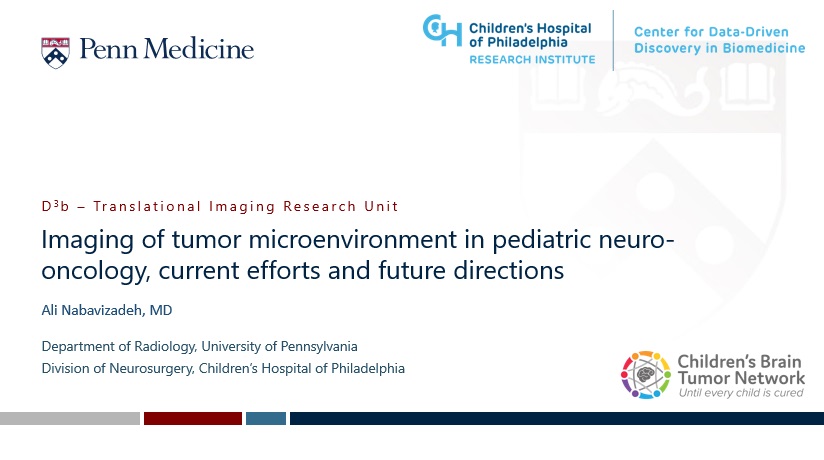 Ali Nabavizadeh (@ali_nabavizadeh) on Twitter photo Thank you @CBTNetwork for inviting me to talk about imaging of #braintumor microenvironment in children. We are starting two clinical trials using #fluciclovine PET in pediatric HGG and LGG. Especial thanks to
<a href="/AmandaHaddock/">Amanda Haddock 🧬</a> @DragonMasterFdn <a href="/BlueEarthDx/">Blue Earth Diagnostics</a> <a href="/MariamAboian/">Mariam Aboian</a> Thank you @CBTNetwork for inviting me to talk about imaging of #braintumor microenvironment in children. We are starting two clinical trials using #fluciclovine PET in pediatric HGG and LGG. Especial thanks to
<a href="/AmandaHaddock/">Amanda Haddock 🧬</a> @DragonMasterFdn <a href="/BlueEarthDx/">Blue Earth Diagnostics</a> <a href="/MariamAboian/">Mariam Aboian</a>