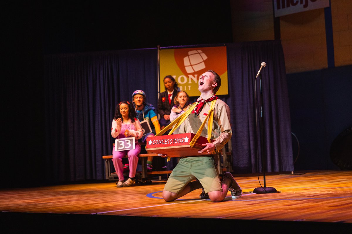 Word of the day: Omphaloskepsis.

The 25th Annual Putnam County Spelling Bee continues this Wednesday at 7:30 through Saturday! Get your tickets now at tickets.nmu.edu.

📸 by Ryan Stephens
•
•
#ShareNMU #nmutheatreanddance
#the25thannualputnamcountyspellingbee
