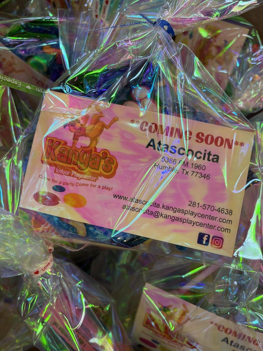 Thank you Kanga’s Indoor Playcenter Atascocita for sponsoring candy bags for our upcoming <a href="/HumbleISD_OFE/">Oak Forest Elementary</a>  Trunk or Treat on October 28th! 

facebook.com/kangas.atascoc…

atascocita.kangasplaycenter.com
