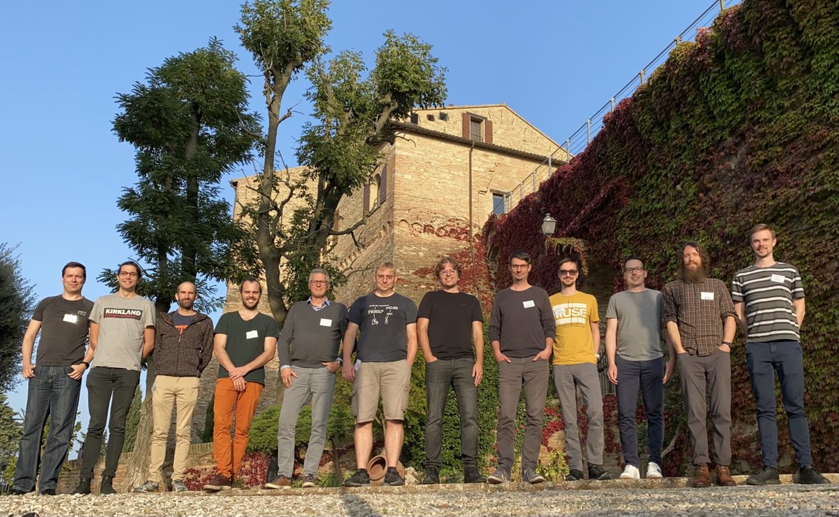 Finally! After 2 years of rescheduling, the Bertinoro Network Verification and Automation seminar NetVAS takes place! Thanks to @wwtf, and thanks everyone for the great talks, all slides soon at netvas22.bici.events/program! With <a href="/kglaau/">Kim G Larsen</a>