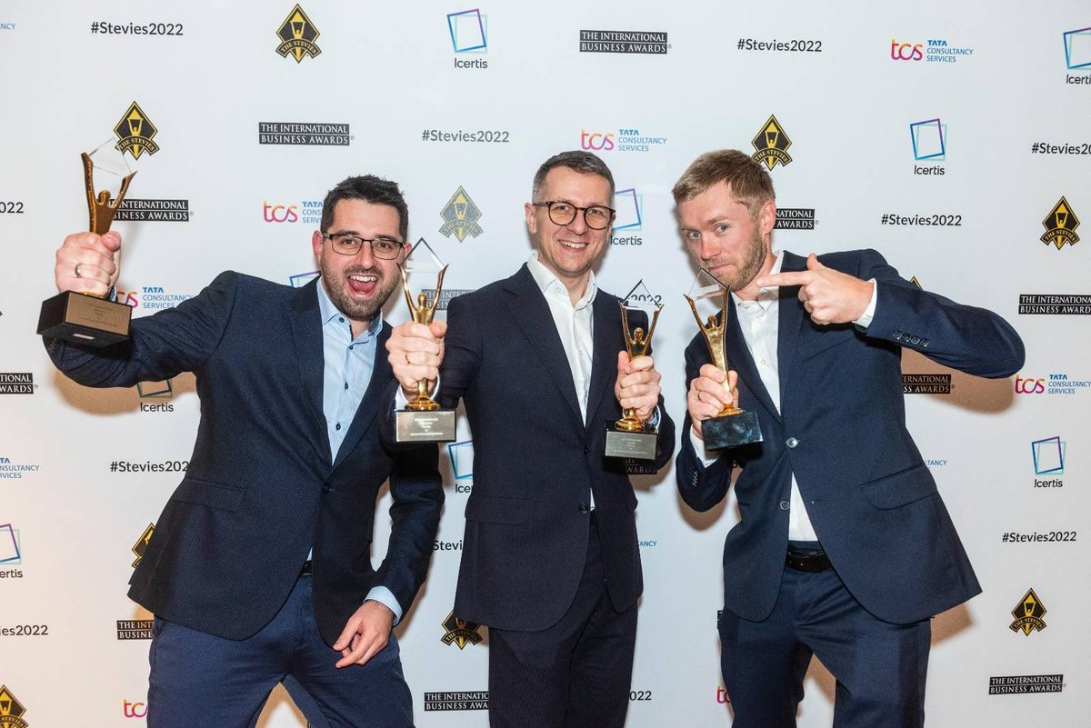 4 gold awards at the International Business Awards (The Stevies) in London for <a href="/CodeTwoSoftware/">CodeTwo</a>! The best cloud app, the best marketing app, the best customer service and company of the year 2022!