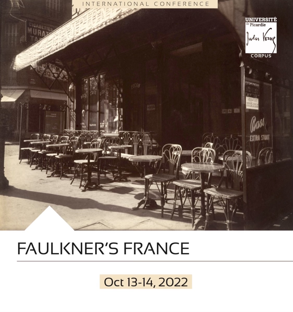 MCLAEnglComm's tweet photo. Last week, Professor Jenna Sciuto joined a group of international Faulkner scholars at the Faulkner's France conference held in Amiens, France. She presented on depictions of language and history in novels by William Faulkner and Guinean novelist Tierno Monénembo. https://t.co/8ErVV0OkFw