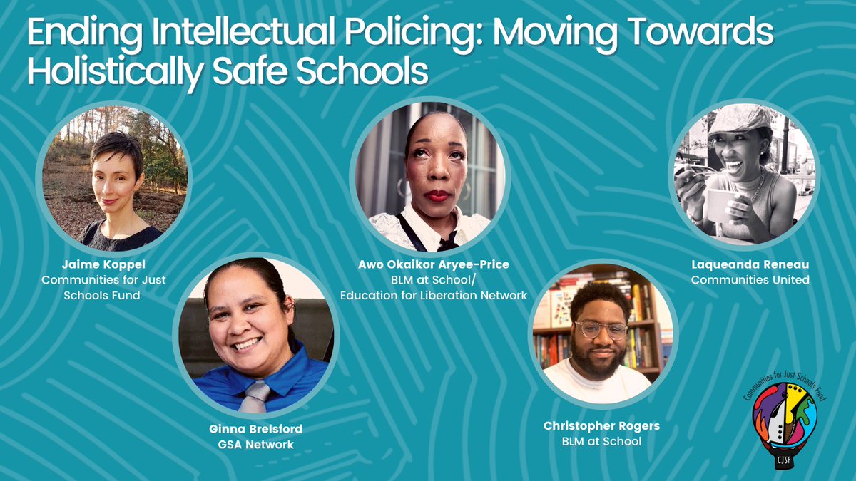 We're at <a href="/Edfunders/">Grantmakers for Education</a> this week! 

Join us, <a href="/CommsUnited/">Communities United</a>, <a href="/BLMAtSchool/">Black Lives Matter At School</a>, &amp; <a href="/GSANetwork/">GSA Network</a> for a conversation on Ending Intellectual Policing: Moving Towards Holistically Safe Schools today. If you’re in Austin, we hope you’ll join us!

edfunders.org/events/2022-an…