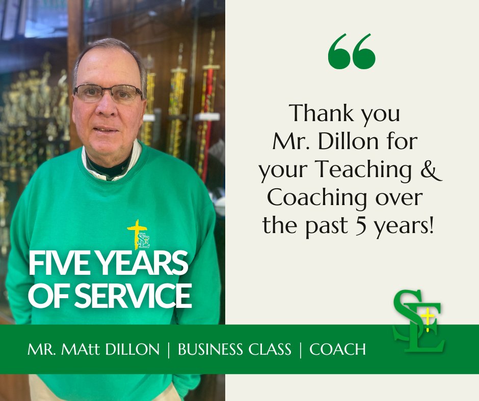 SEGaels's tweet photo. Five Years of Service Recognition: Mr. Marva Dillon!
.
.
.
#tenure #fiveyearsofservice #stedmondcatholicschool #businessteacher #coach https://t.co/CcwMgIw7P1