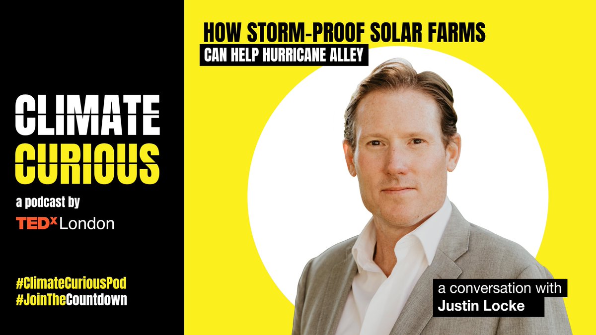 Need a dose of climate hope? 🔊 RMI’s @JustinLocke79 on @tedxlondon explores how to scale lessons learned from storm-proof solar arrays that withstood Hurricane Dorian & recent Hurricane Fiona in the Caribbean. 👉 spoti.fi/3CDH2I0 #JoinTheCountdown