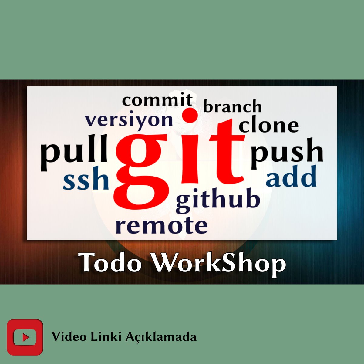💯#todoapp #workshop çalışmamızda #git versiyon yönetim aracına baktık. Versiyonlarımızı yönetmemiz gerekiyor. Versiyon yönetimi için depolama servisi olarak da #github kullandık.

🔗youtu.be/N57twd9mMmU