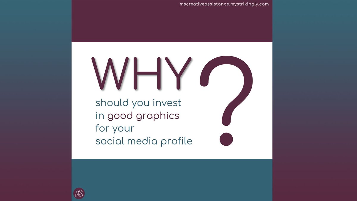 mscreativassist's tweet image. 🤔Why should you invest in GOOD GRAPHICS for your social media profile?

✅brand recognition
✅strengthen trust
✅attract more sales and conversion
✅may serve as a strong brand foundation

🌐 mscreativeassistance.strikingly.com

#msgraphicsdesign #graphicsdesignservices #socialmediagraphics