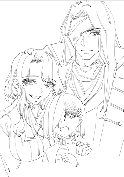 plus Yuri's father, Lucius Crimson 