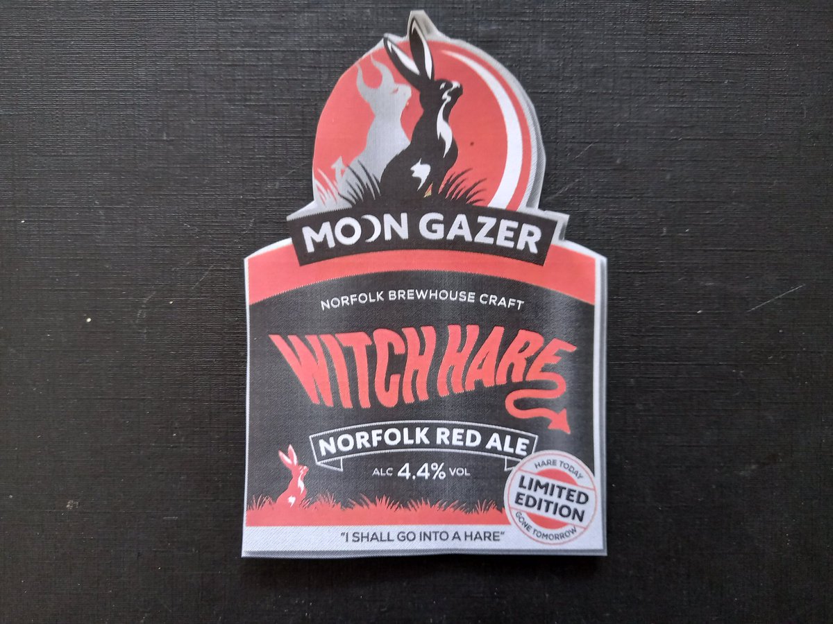 moongazerale's tweet photo. We've no more left to sell so you'll have to pop to your local to discover our spookily fine new Red Ale #witchhare from team @moongazerale https://t.co/X5QoEjgXN7