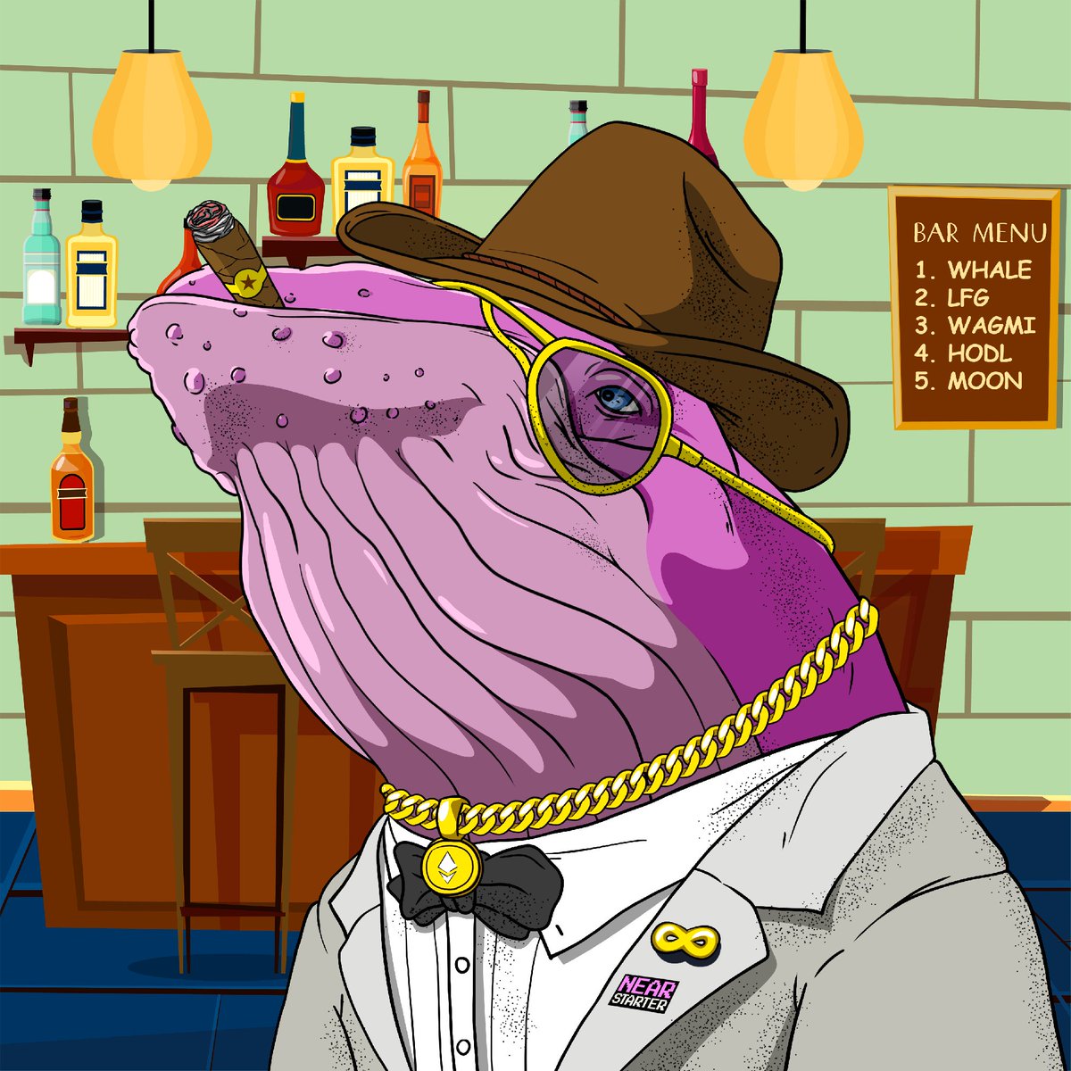 CryptoSombrero's tweet photo. Officially made myself a part of the @NEARStarter_fi community club today 
It’s a win win situation in this bear market
This Vicious Fish is going to bring me the same  amount of $NSTARTx (utility token of @NEARStarter_fi)  in return in the IDO
In a sense, i got this for free 💥 https://t.co/h2ig1bEinR