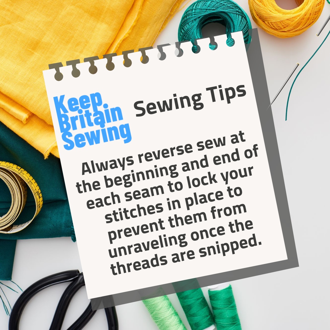 For more hints, tips and tutorials, head over to keepbritainsewing.com

#sewist #sew #sewinglove #sewingmachine #sewingtips #sewing #sewingbee