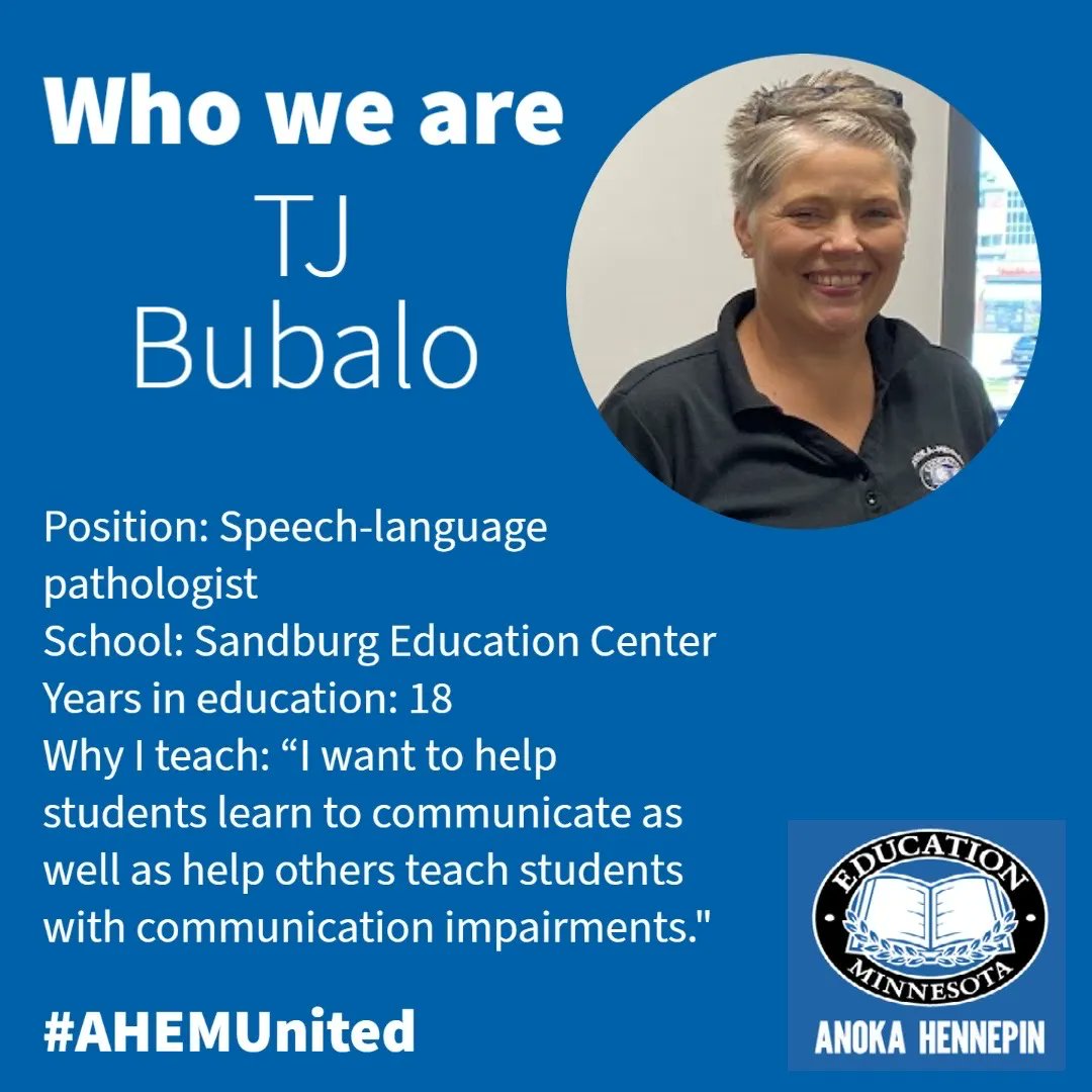 We love showcasing our fabulous teachers in Our District.  #AHEMunited #WeareAHEM