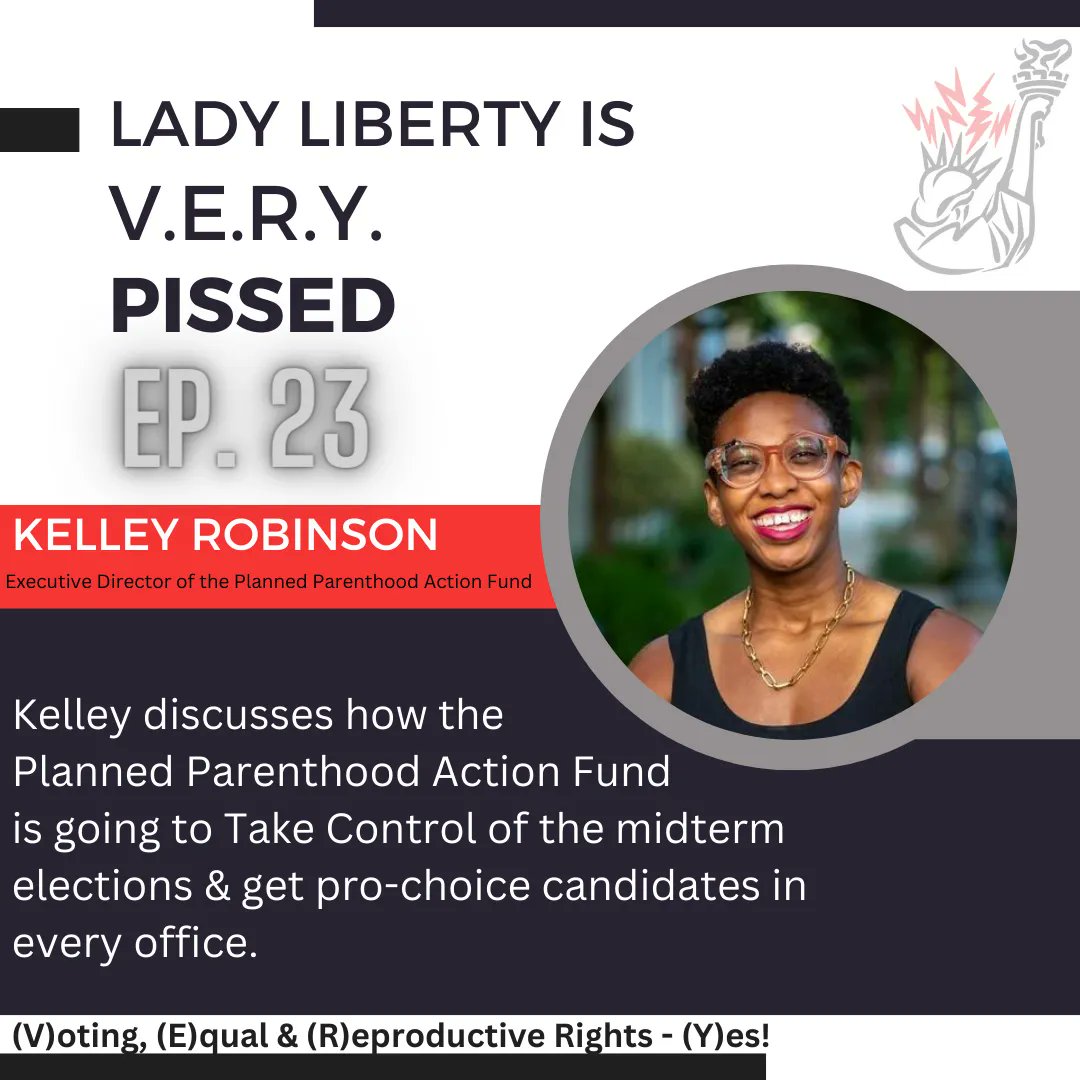 LadyLibertyIsVERYPissed (@ll_verypissed) on Twitter photo We have a #newepisode of our #podcast with Kelley Robinson of <a href="/PPact/">Planned Parenthood Action</a> & <a href="/Maximthorne/">Maxim Thorne</a> of <a href="/CivicInfluencer/">Civic Influencers</a>.
Find the show notes here: buff.ly/3TtTfpd
Be sure to download our episode on your favorite podcast platforms <a href="/Spotify/">Spotify</a> <a href="/ApplePodcasts/">Apple Podcasts</a> <a href="/spreaker/">Spreaker</a>. We have a #newepisode of our #podcast with Kelley Robinson of <a href="/PPact/">Planned Parenthood Action</a> & <a href="/Maximthorne/">Maxim Thorne</a> of <a href="/CivicInfluencer/">Civic Influencers</a>.
Find the show notes here: buff.ly/3TtTfpd
Be sure to download our episode on your favorite podcast platforms <a href="/Spotify/">Spotify</a> <a href="/ApplePodcasts/">Apple Podcasts</a> <a href="/spreaker/">Spreaker</a>.