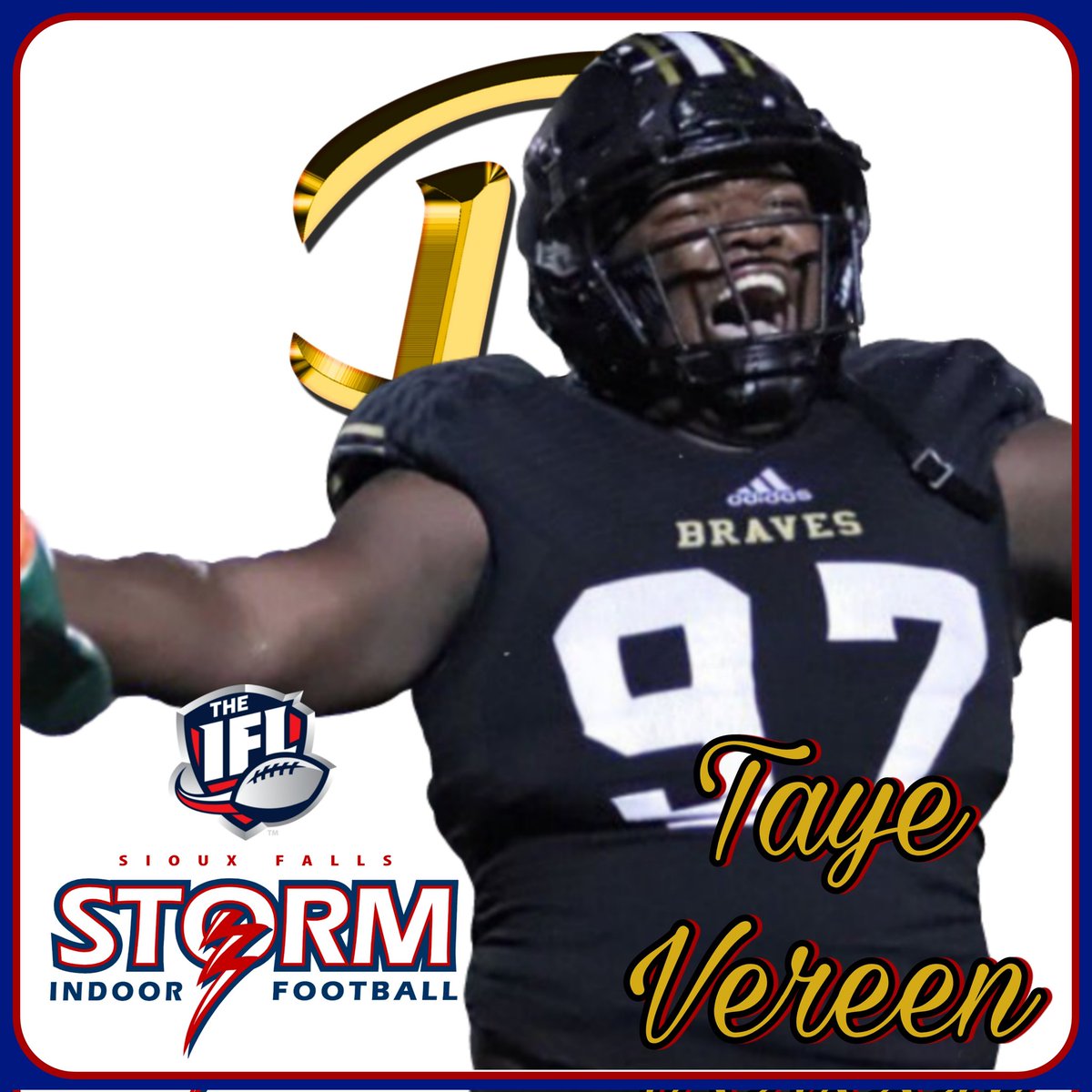 ProLevelAgents's tweet photo. Congratulations to @ProLevelAgents client @bigtaye97 for signing a 2023 deal with the @siouxfallsstorm 💪🏈 https://t.co/OdcMcIEyqt