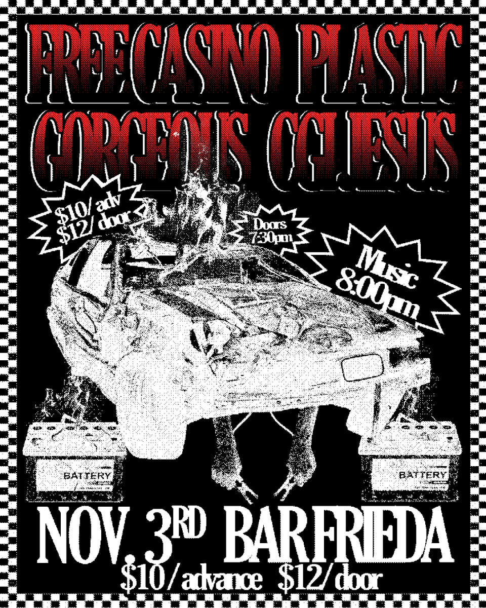 worm__germ's tweet photo. New poster for an upcoming @freecasinoband gig with a bunch of sick bands 🚗🔥⚙️🏁
#Graphicsdesign #posterdesign #musicdesign #bandposter https://t.co/FnXfdoZKfN