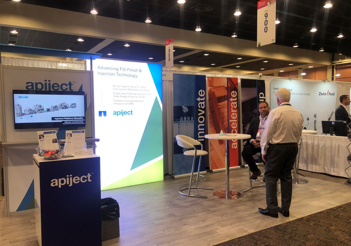 ApiJectCorp's tweet photo. We're ready to start Day 1 of PDA's Universe of PFS & Injection Devices Conference. Visit our team at Booth 1008 and learn how we can help solve your #drugdelivery challenges.
#PDAups #prefilledsyringe #injectables #injectablemedicine #drugdelivery #PDAups @PDAonline https://t.co/lhZ0jBahGW