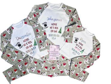 AshTreeDesign1's tweet photo. NAUGHTY OR NICE LIST?
PERSONALISED FAMILY CHRISTMAS PJ'S NEW DESIGN
NOW ON THE WEBSITE
Snowman or Reindeer Design
Click the link for full info 

https://t.co/d90nUJyxYX https://t.co/9966EXvSkJ