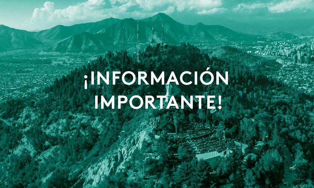 parquemetminvu's tweet photo. ¡Atención! Parquemet y su Red de Parques urbanos cierran en su horario normal de las 20:30 horas. 

👉🏼Solo por este #18deOct los servicios de @TelefericoStgo, Funicular, buses y Zoológico Nacional, cerraron a las 14:00 horas. https://t.co/DJ1ooLe437