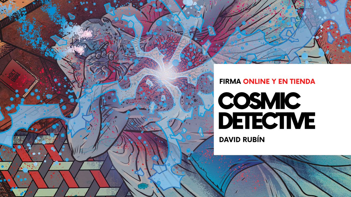 🔥📚FIRMA COSMIC DETECTIVE📚🔥 ¿Queréis uno de los bombazos del año firmado? 👀 Estáis de suerte por que el 28 de OCTUBRE tendremos a @davidrubin dedicando tomos de COSMIC DETECTIVE de @Astiberri en nuestra tienda 🥳📚 Podéis reservar vuestra copia 👇 tienda.tomosygrapas.com/es/95-FIRMAS