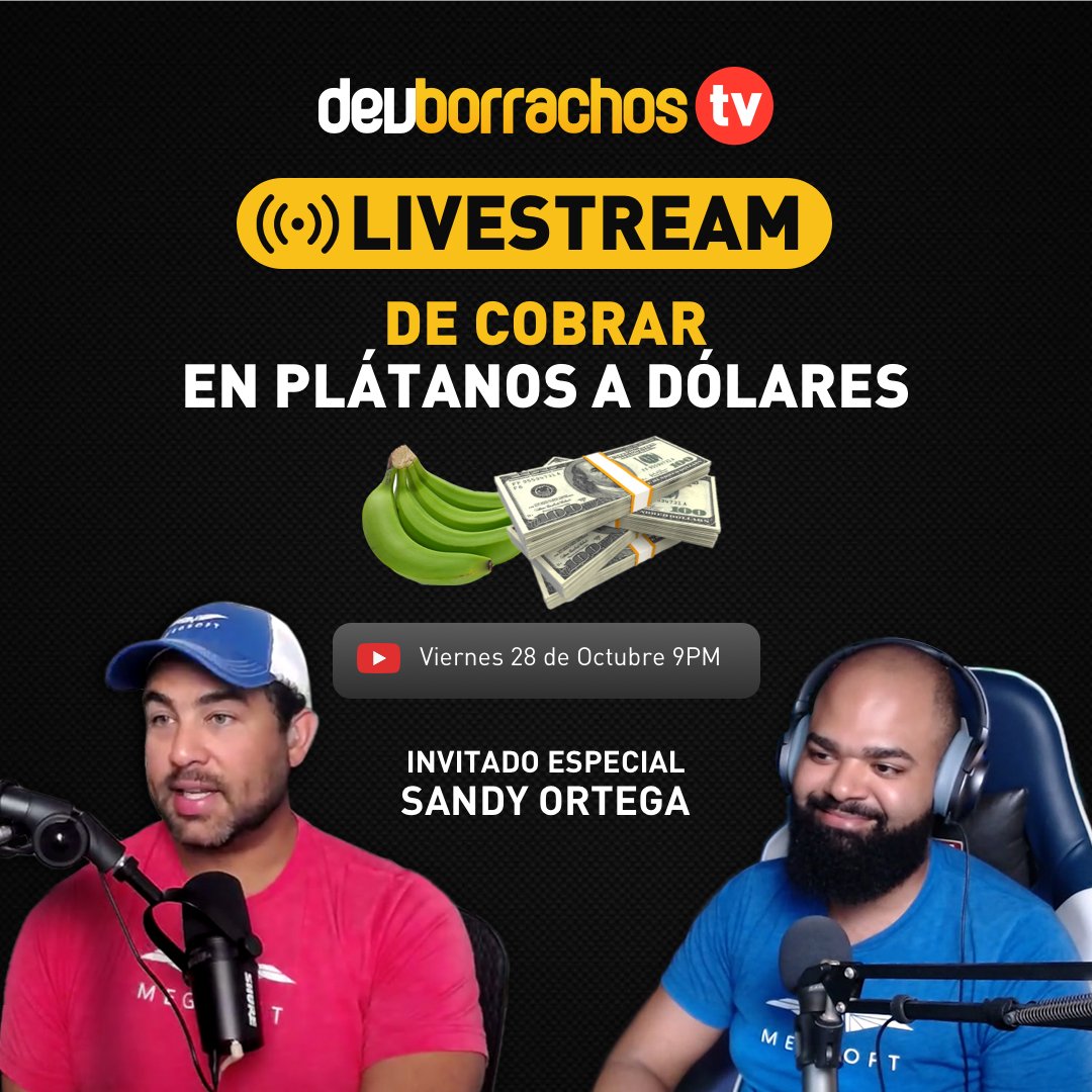DevBorrachosTV's tweet photo. Este próximo viernes 28 ¡Viene livestream! 🍻
 
Lo mejor de todo es que es un tema súper interesante con un invitado especial @sandiellyortega 😎

🔗 Te dejamos el link a nuestro canal en bio.

#devborrachostv #softwaredevelopment #TerceraTemporada #liveStream https://t.co/0CixYt7k7s