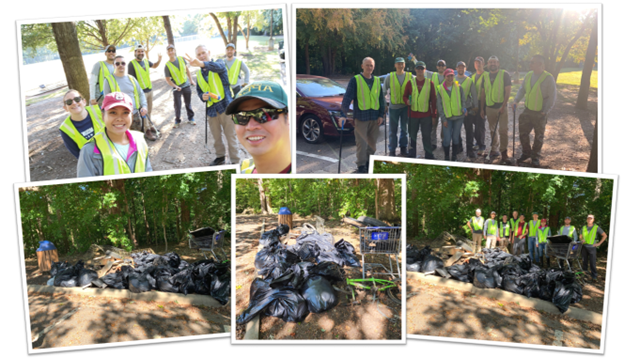 predictant_io's tweet photo. FDH #volunteers collected 25+ bags of accumulated trash for the Raleigh Adopt-a-Stream program at Lions Park last week. Thanks, team, for restoring the beauty of our local parks!
#adoptastream #streamrestoration #protectsourcewater #community #giveback #volunteer https://t.co/WgEdcEPLPo