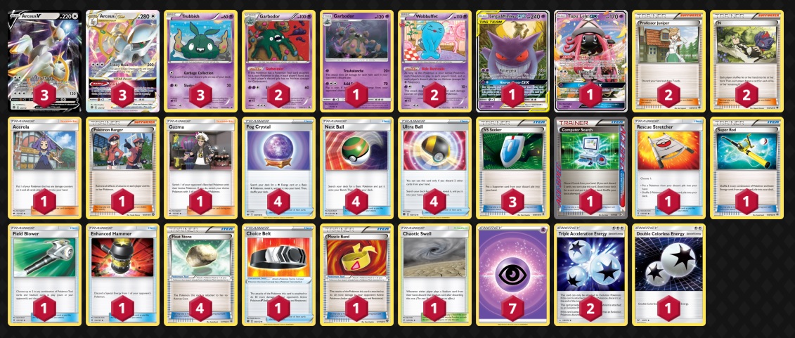 lubyllule's tweet photo. 07
There's always been a partner for Garbodor in Expanded: Drampa-GX, Necrozma-GX, Zoroark-GX, Dragapult VMAX... Arceus VSTAR is the latest in the series. You attack with Arceus while locking your opponent with Garbotoxin, and you have Trashalanche for the late game. That's it! https://t.co/JqS2KCcnEn