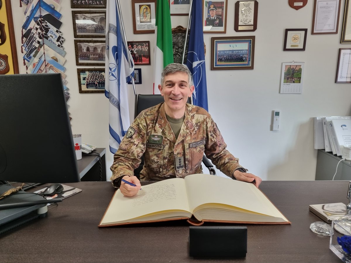 NSPCOE's tweet photo. What an inspiring meeting with Lt. Gen. Lorenzo D’Addario, @NRDCITA Commander. Indeed, your fascinating insights may open new avenues to further #SPPotential and crucially contribute to #Peace & #Stability thx to our #PoliceSkills, thr our #BlueLenses
#WeAreNATO #StrongerTogether https://t.co/WGJnPt1HOt