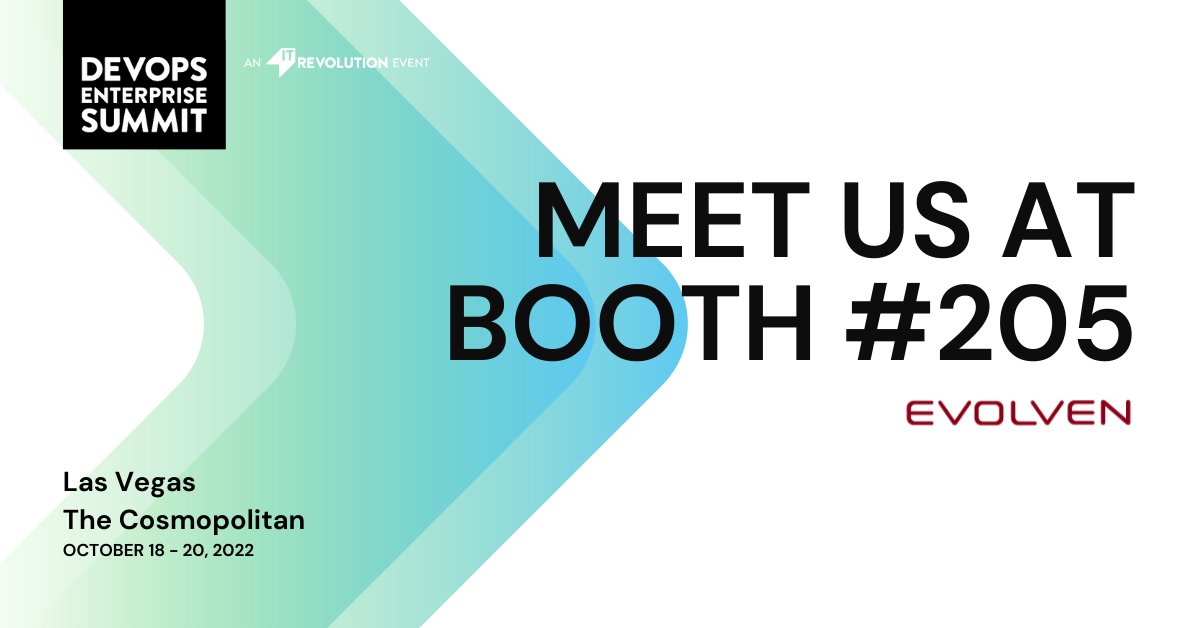 EvolvenSoftware's tweet photo. Evolven Welcomes You to #DOES22 ! 

Struggling with #RCA? Still trying to identify #unauthorizedchanges within your environment? We have you covered! 

Come by Booth 205 and speak with our team. 

#knowwhatchanged #nomoreexcuses https://t.co/wqCxSp7UFv