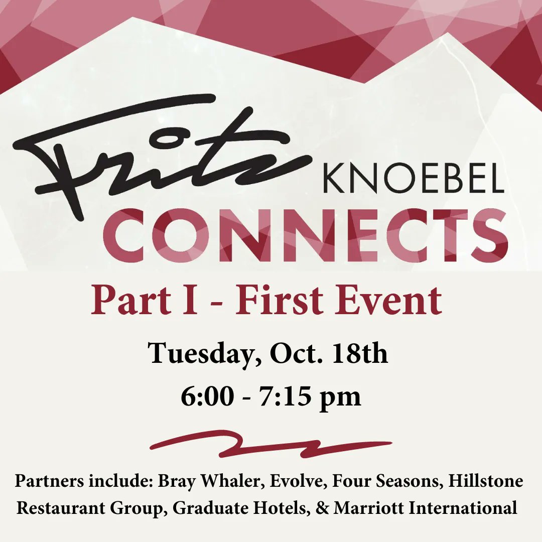 Today is the day!! Come attend Fritz Knoebel Connects' first event at 6 pm tonight and meet with our incredible partners! 

#Connect #EmployerShowcase 
#FritzKnoebel #KeepItFritzy