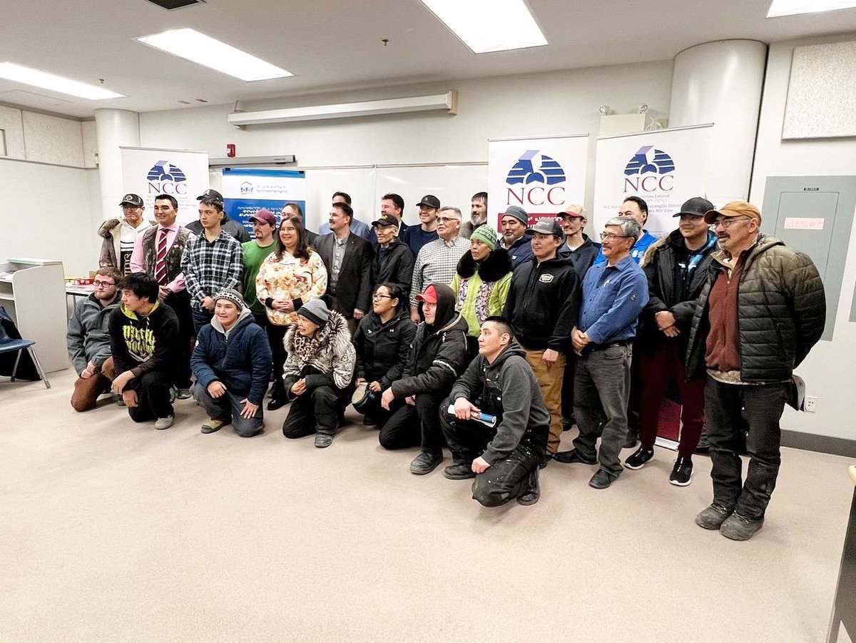 Excited to join Minister Kusugak in #RankinInlet for the unveiling of the Igluliuqatigiingniq – building houses together, the #Nunavut 3000 strategy.  This agreement includes a Partnership Agreement between NHC &amp; NCCD to deliver up to 2,000 new #housing units across the territory